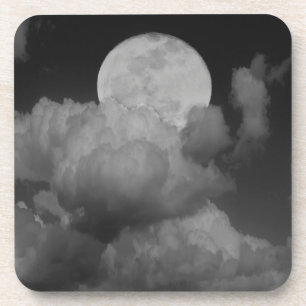 Posavasos Luna y nubes sobre Kansas
