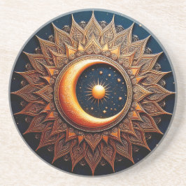 Posavasos Luna y Sol Crescent Celestial