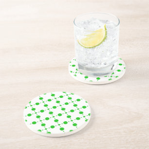 Posavasos Lunares Verdes, Patrón de Lunares, Lunares, Puntea