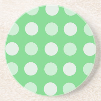 Posavasos Lunares verdes y blancos