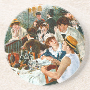 Posavasos Luncheon del Fiesta del barco, Renoir