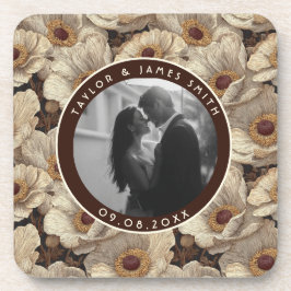 Posavasos Luxurious Anemones Petal Vineyard Wedding