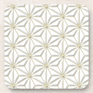 Posavasos luz de estrellas doradas