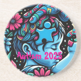 Posavasos Luz guía: El rompecabezas de la conciencia del aut