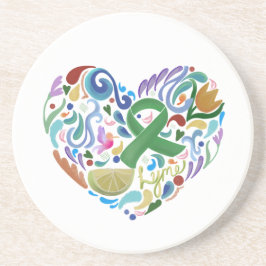 Posavasos Lyme Disease Gift Coaster Sandstone