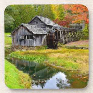 Posavasos Mabry Mill en otoño