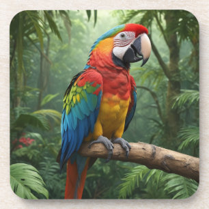 Posavasos Macaw Parrot