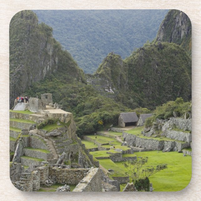 Posavasos Machu Picchu, ruinas de ciudad inca, Perú. 2 (Frente)