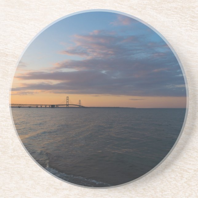 Posavasos Mackinaw City Dusk (Frente)
