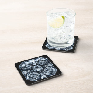 Posavasos Macro de diamante cortado por asador - Salón de Es