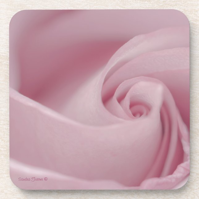 Posavasos Macro rosa rosa (Frente)