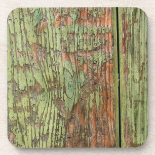 Posavasos Madera de granero gastada y meteorada