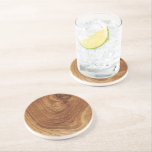 Posavasos Madera de madera de teca rústica de madera textura<br><div class="desc">Fotografía de primer plano de una textura rústica de madera de teca marrón chocolate. Un diseño sencillo y minimalista con temática de madera. Puede añadir fácilmente más texto / información / detalles y/o fotos a este producto. También puede cambiar el color de fondo base a cualquier color de su elección....</div>