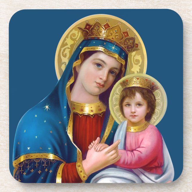 Posavasos Madona y Niño (Frente)