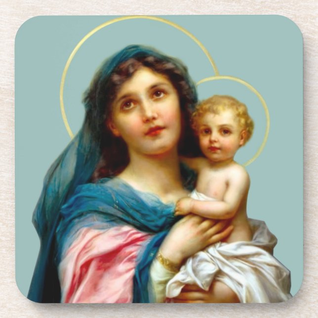 Posavasos Madona y Niño (Frente)
