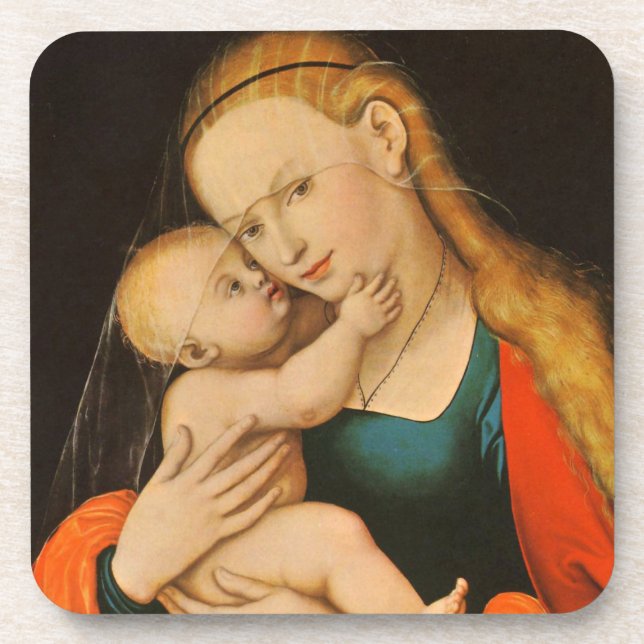 Posavasos Madona y Niño (Frente)