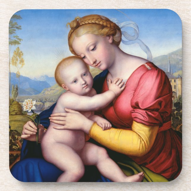 Posavasos Madona y Niño (Frente)