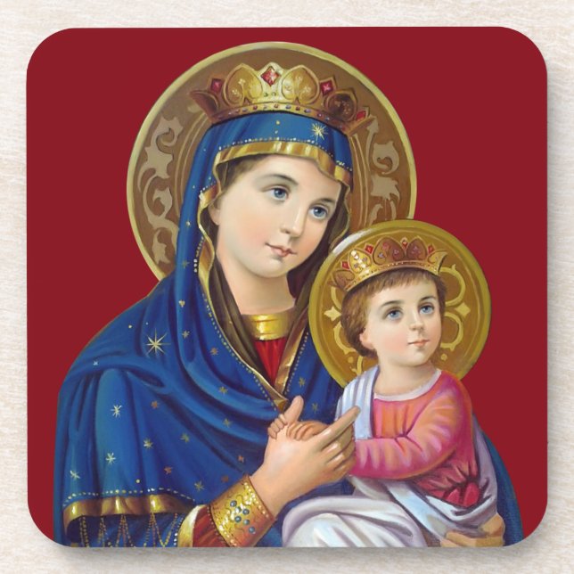 Posavasos Madonna y el niño (Frente)