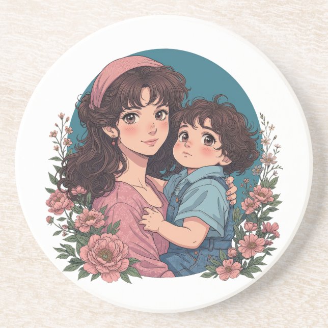 Posavasos madre&hijo  (Frente)