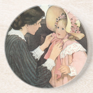 Posavasos Madre y Niño Vintage de Jessie Willcox Smith