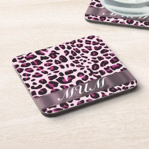Posavasos Madres personalizadas de la impresión de leopardo 