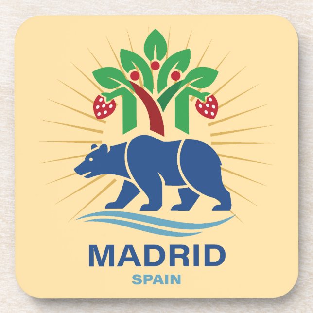 Posavasos Madrid España Europa (Frente)