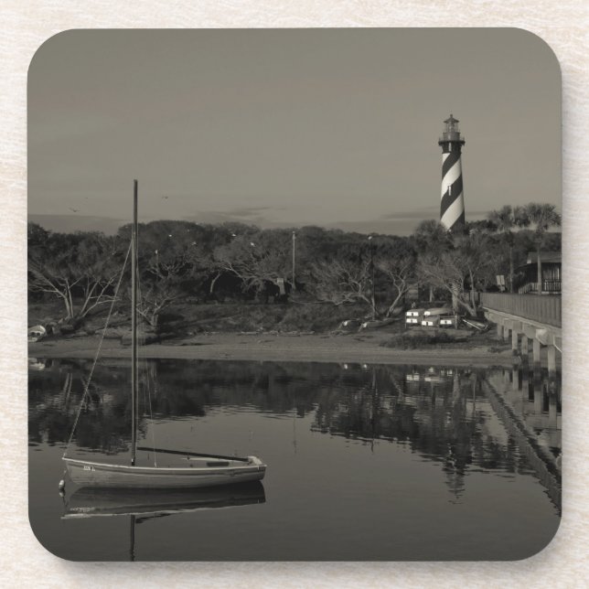 Posavasos Madrugada del faro de St Augustine (Frente)