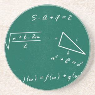 Posavasos maestro de matemáticas algebra geek