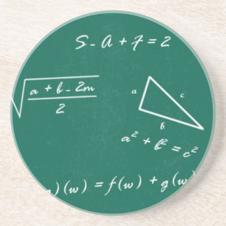Posavasos maestro de matemáticas algebra geek