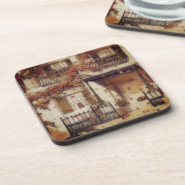 Posavasos Magical Autumn House Beapet Coaster (Lado Izquierdo)