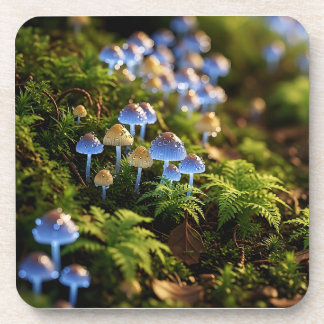 Posavasos Magical Bioluminescent Fungi - Deep Forest
