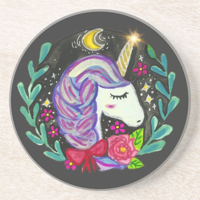 Posavasos Magical Unicorn Vibes  (Frente)