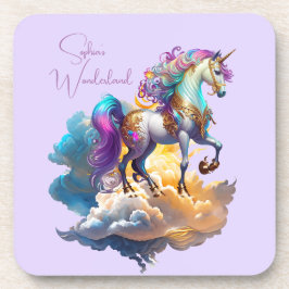 Posavasos Magical Unicornio Fantasy nubes romance cumpleaños