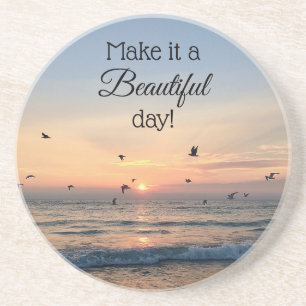 Posavasos Magnífica Pascua de Playa Sunrise Day