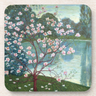 Posavasos Magnolia (aceite en lona)