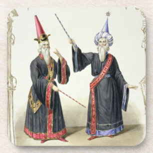 Posavasos Magos en el carnaval en Berlín, 1836 (color