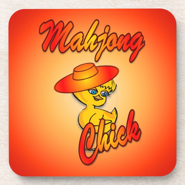 Posavasos Mahjong Chick #5 (Frente)