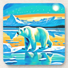 Posavasos Majestad Polar: Paisaje Ártico
