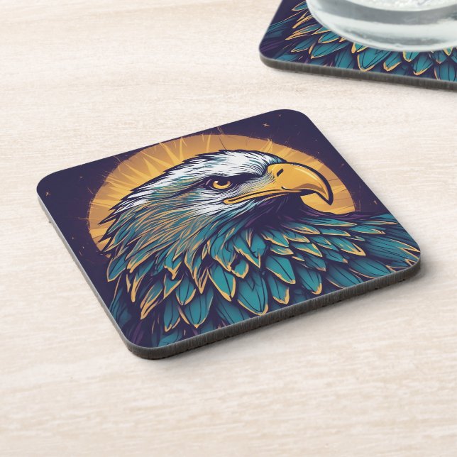 Posavasos Majestic Bald Eagle (Lado Izquierdo)