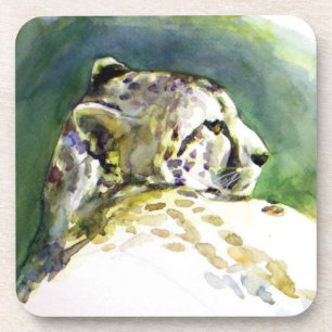 Posavasos Majestic Cheetah Cork Coaster