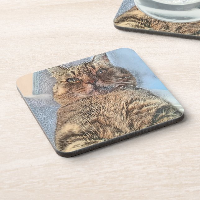 Posavasos Majestic Tiger Cat  (Lado Izquierdo)