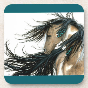 Posavasos Majestuosa serenidad de caballo por AmyLyn Bihrle