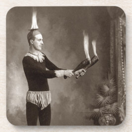 Posavasos Malabarista de Fuego Antiguo