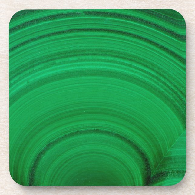 Posavasos Malaquita Verde Primer Plano (Frente)