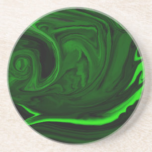 Posavasos malaquita verde textura