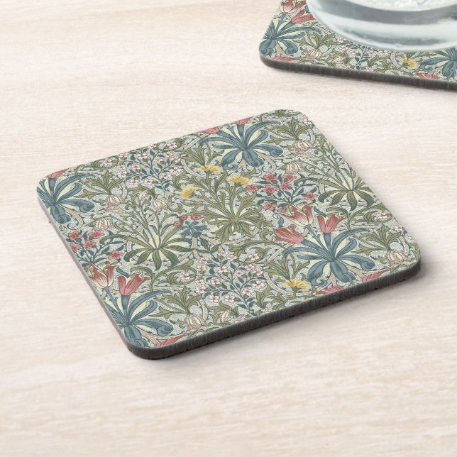 Posavasos Malezas del bosque de William Morris (Lado Izquierdo)