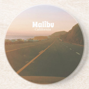 Posavasos Malibú, viaje por carretera en California