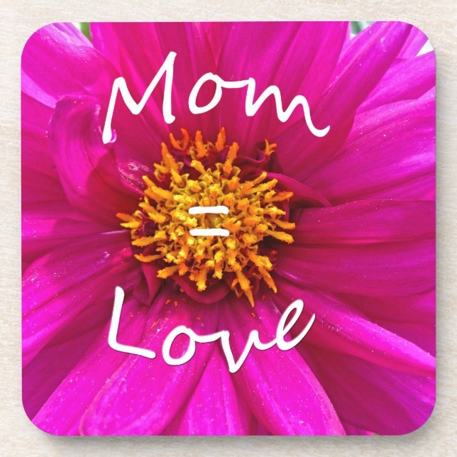 Posavasos Mamá = Amor (Frente)