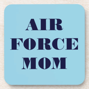 Posavasos Mamá de la Fuerza Aérea Coaster Set