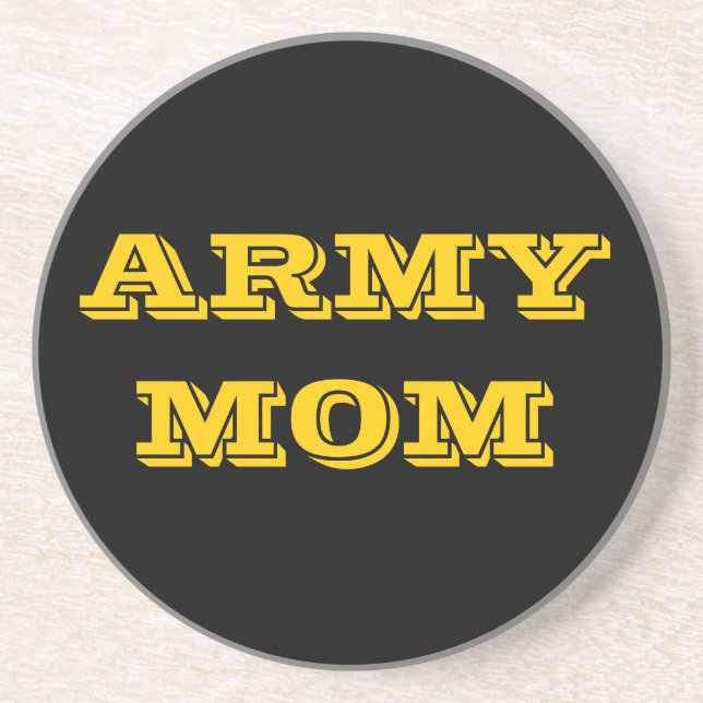Posavasos Mamá del ejército de montaña (Frente)